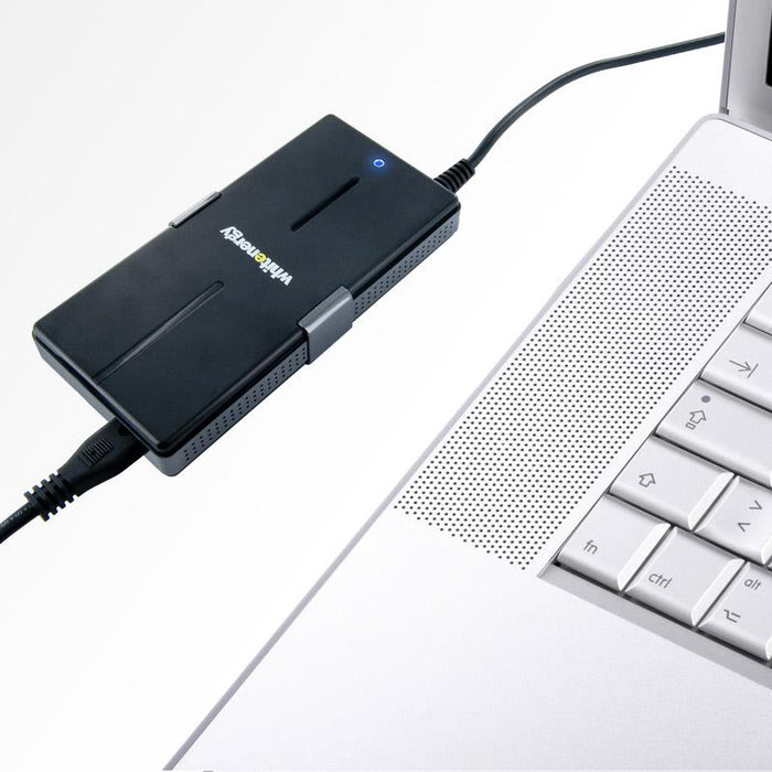 Universalus maitinimo šaltinis Whitenergy 90W, 8 antgalių, USB, Super Slim