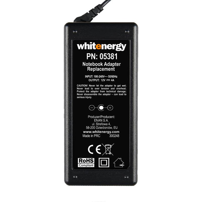 Whitenergy LCD mait. šaltinis  12V/4A 48W kištukas 5.5 x 2.5mm