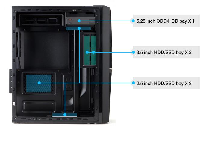 PC korpusas Zalman ZM-T4 Mini Tower (be PSU, USB 3.0)