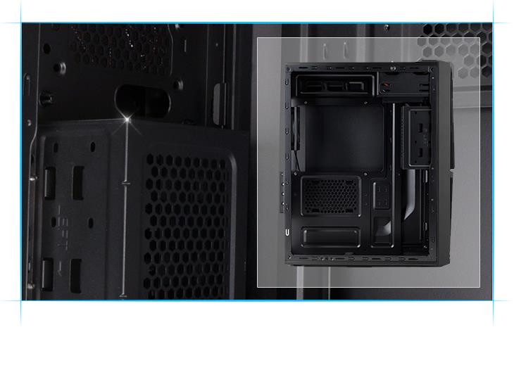 PC korpusas Zalman ZM-T4 Mini Tower (be PSU, USB 3.0)