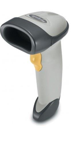 Kodų skaitytuvas Zebra LS2208 / baltas/ stovas/ USB kabelis