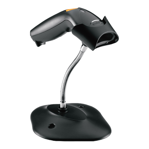 Kodų skaitytuvas Zebra 1D LS1203 / juodas/ stovas/ kabelis USB