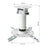 Lubinis laikiklis Techly projektoriams 20 cm, 15 kg, baltas