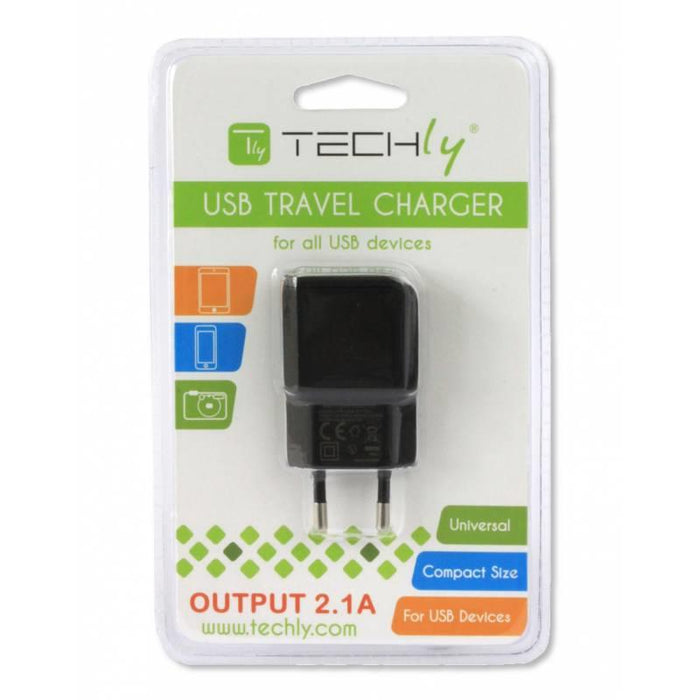 Įkroviklis Techly Slim USB 5V 2.1A juodas
