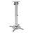 Lubinis projektoriaus laikiklis Techly  50-77 cm, 15 kg, sidabrinis