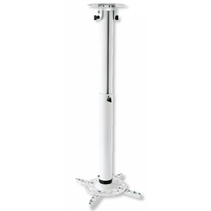 Lubinis projektoriaus laikiklis Techly 50-77 cm 15 kg Baltas