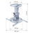 Lubinis projektoriaus laikiklis Techly 22 cm 10 kg Baltas