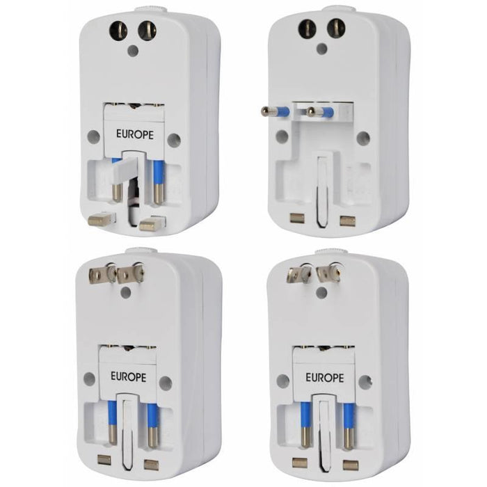 Universalus maitinimo adapteris Techly Europa JK JAV, su pakrovėju 2xUSB 5V 2A