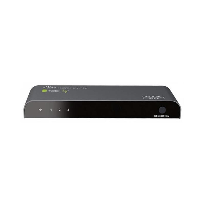 Techly jungiklis HDMI V2.03x1,  3 įvesties ir 1 išvesties jungtys 4K2K UHD 3D