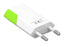 Įkroviklis Techly Slim USB 230V -> 5V/1A balta-žalia