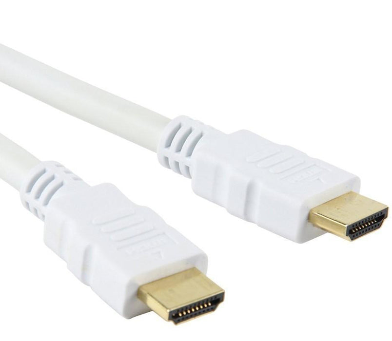 Techly Monitoriaus kabelis HDMI-HDMI M/M 1.4 Ethernet 3D 4K, 3m, baltas