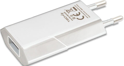 Techly plonas USB kroviklis 230V -> 5V/1A baltas