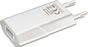 Techly plonas USB kroviklis 230V -> 5V/1A baltas