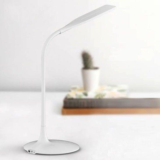 Techly LED stalinė lempa 40 diodų 5W 2700K/6500K su įkraunama baterija, balta