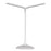 Techly LED stalinė lempa 48 diodų 5W 2700K/6500K su įkraunama baterija, balta