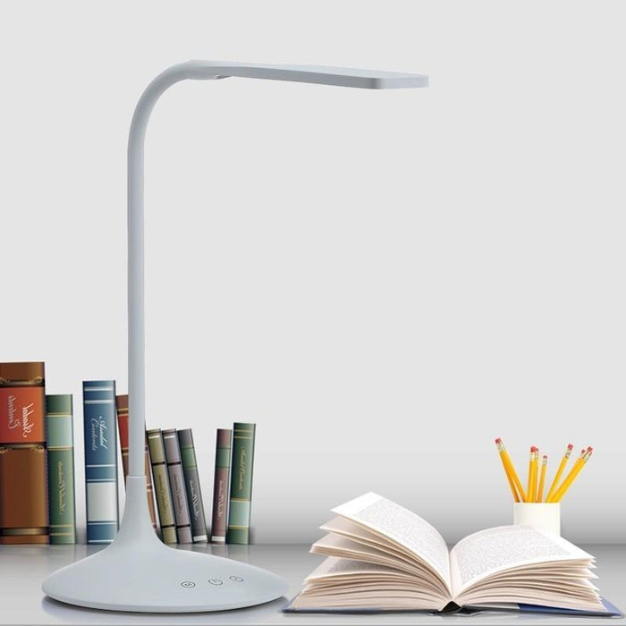 Techly LED stalinė lempa 48 diodų 5W 2700K/6500K su įkraunama baterija, balta