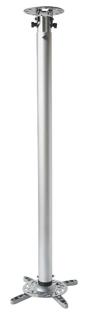 Techly universalus projektoriaus lubų laikiklis 110-197 cm 15kg, sidabro spalvos