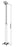 Techly universalus projektoriaus lubų laikiklis 110-197 cm 15kg, sidabro spalvos