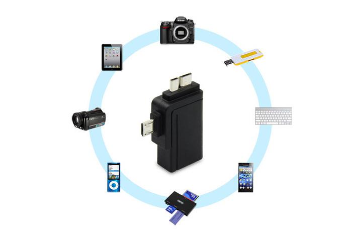 Unitek Adapteris OTG USB - microUSB, Y-A021BK