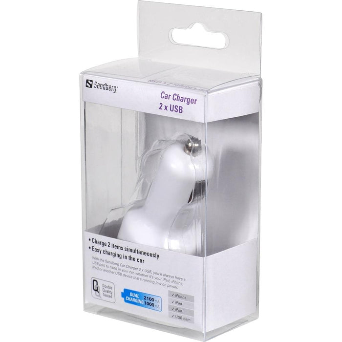 Automobilinis įkroviklis Sandberg Dual USB2