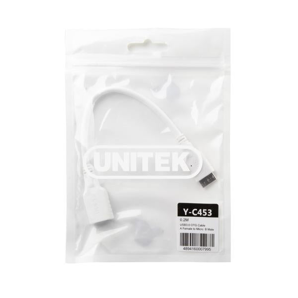 Unitek Kabelis OTG USB 3.0. - microUSB, Y-C453