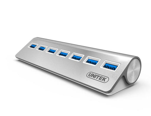 Unitek Hub 7x USB 3.0. aliuminis, Y-3187