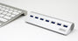 Unitek Hub 7x USB 3.0. aliuminis, Y-3187