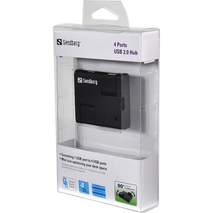 USB šakotuvas Sandberg, 4 jungtis