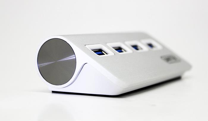 Unitek Hub 4x USB 3.0. aliuminis, Y-3186