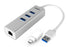 Unitek Hub 3x USB 3.0. + Gigabit + USB tipas-C, Y-3083B