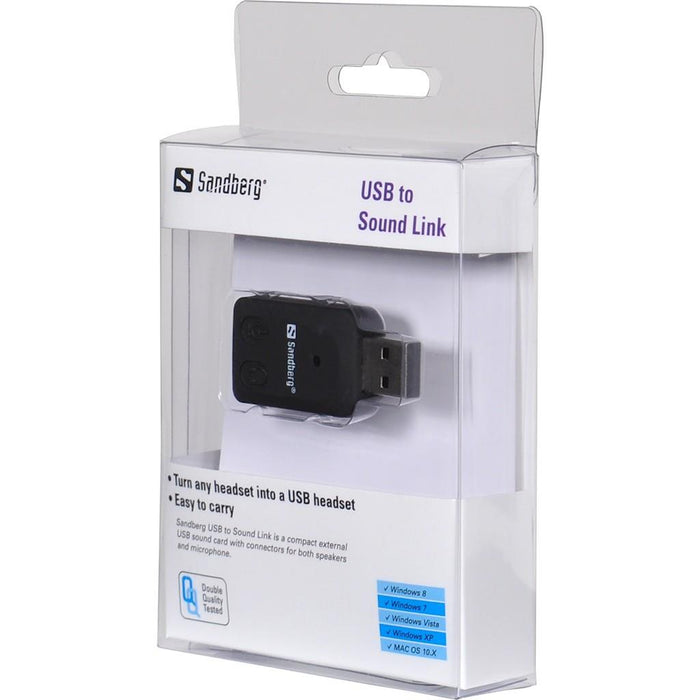 Išorinė garso plokštė Sandberg USB Sound Link