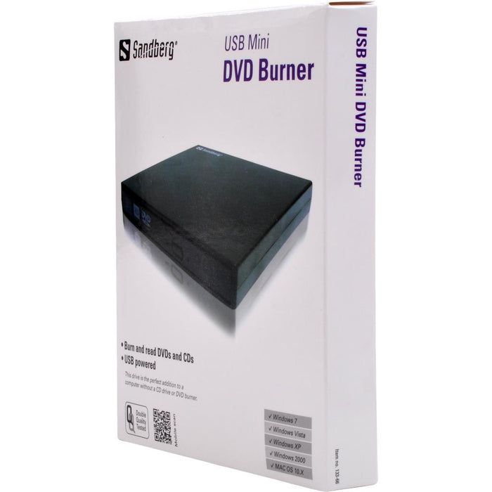 Išorinis DVD įrašymo įrenginys Sandberg Mini, USB