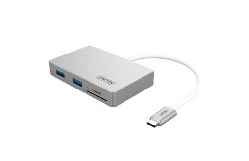 Unitek Hub Power Delivery 1xUSB Typ-C, 2x USB3.0, SD/microSD ,Y-9319