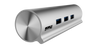 Unitek Hub TYP-C, 3x USB 3.0 + SD/microSD, aliuminis, Y-3094