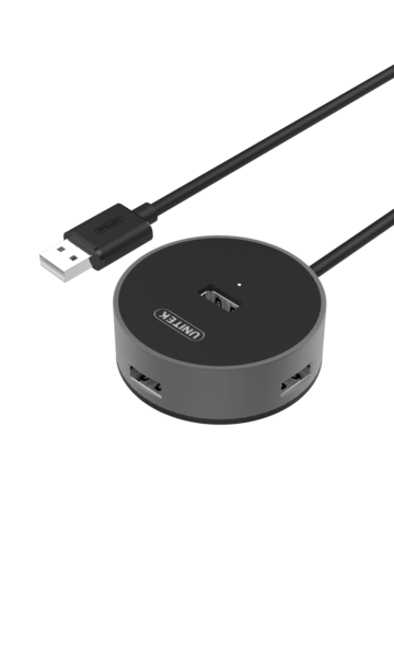 Unitek Hub 4x USB 2.0. Alu., Y-2179B