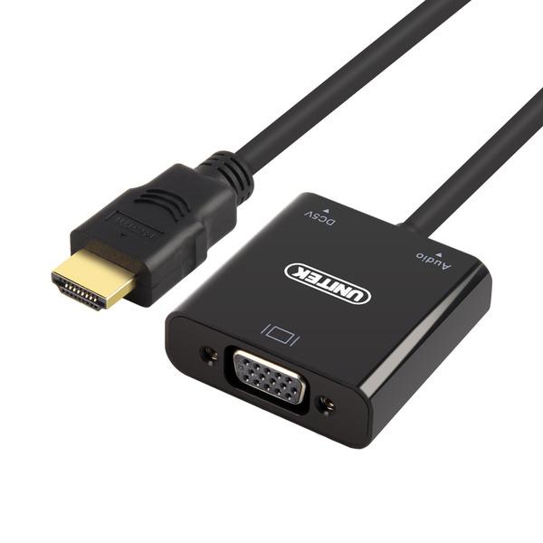 Unitek Adapteris HDMI - VGA + audio, Y-6333