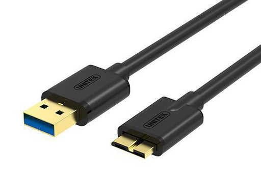 Unitek kabelis USB 3.0. microUSB-USB, 1,0m, Y-C461GBK
