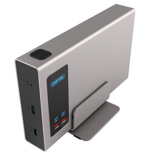 Unitek Premium disko korpusas 2.5' 'USB 3.1 (GEN2), 2x HDD; Y-3371