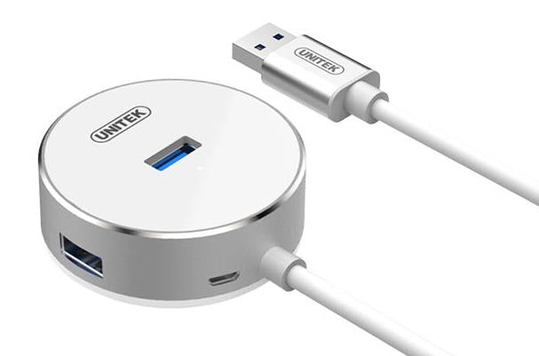 Unitek Hub 4x USB 3.0. Alu., Y-3197