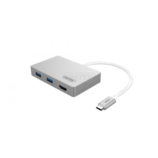 Unitek Hub Power Delivery 1xUSB Typ-C, 3x USB3.0, + HDMI ,Y-3707