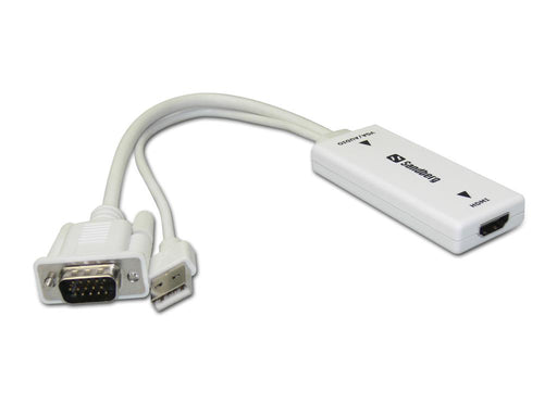 Konverteris VGA+Audio -> HDMI Sandberg