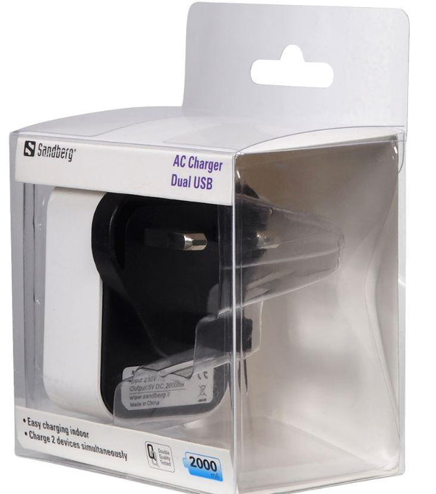 Įkroviklis Sandberg USB 2.4+1A UK