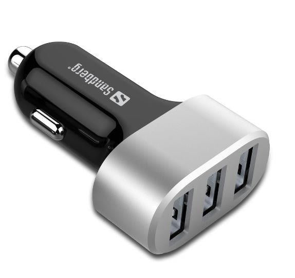 Automobilinis multi įkroviklis Sandberg 3xUSB 7.2A