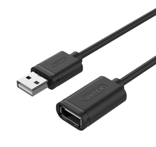 Unitek ilginamasis kabelis USB2.0 AM-AF, 2,0m; Y-C450GBK