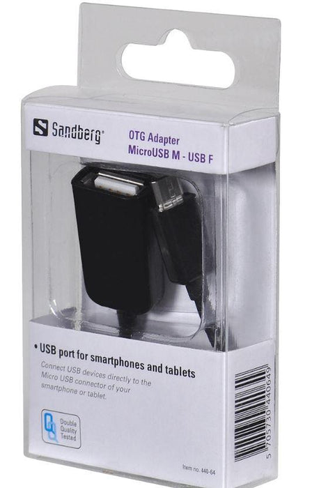 Adapteris Sandberg OTG Micro USB M - USB F