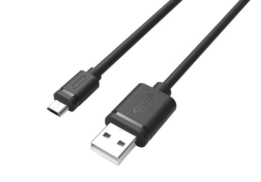 Unitek kabelis USB2.0 AM-microUSB BM, 3,0m; Y-C435GBK