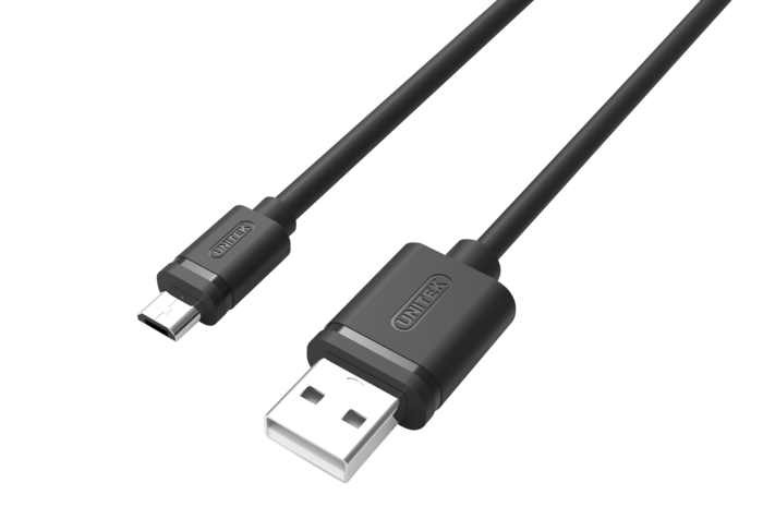 Unitek kabelis USB2.0 AM-microUSB BM, 3,0m; Y-C435GBK