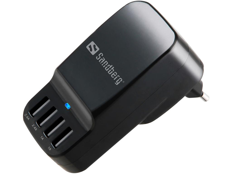 Maitinimo šaltinis Sandberg AC USB 4in1 EU+UK, 6800mA, 2 x 2.4A & 2 x 1A