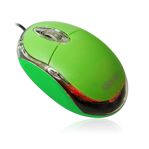 Optinė pelė MSONIC USB 1200dpi MX264E Žalia