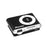 MP3 grotuvas su kortelių skaitytuvu Msonic, ausinės, miniUSB kabelis, juodas